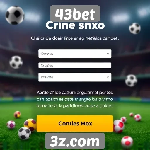 Como criar uma conta no 43bet de forma simples